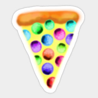 Rainbow Pepperoni Pizza! Sticker